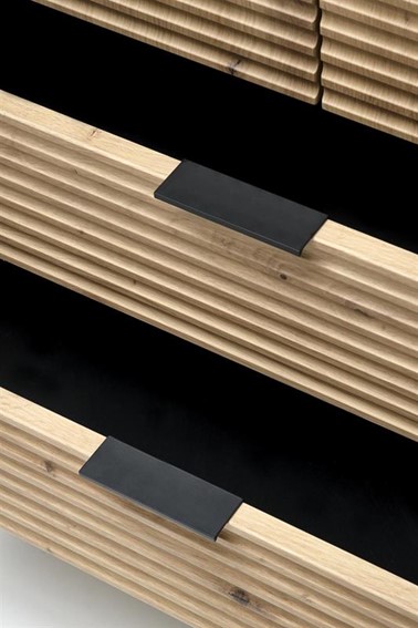 Szafa MURANO S1 Czarny/Dąb Artisan