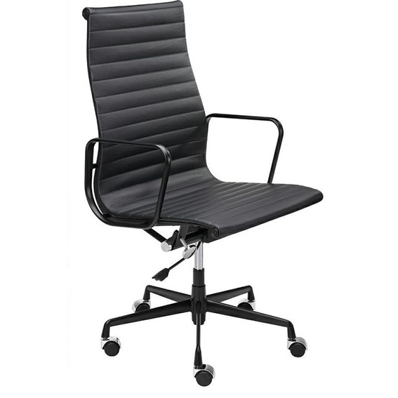 Fotel biurowy AERON PRESTIGE PLUS Czarny Skóra Naturalna