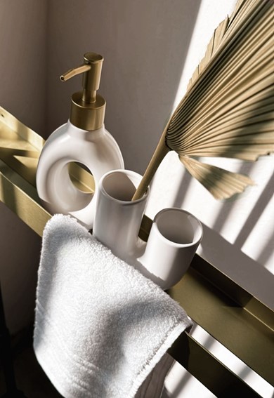 Półka Łazienkowa SF02-600-BG Złoty Szczotkowany