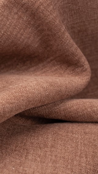Tkanina LINS 52 Brązowy (1 mb)