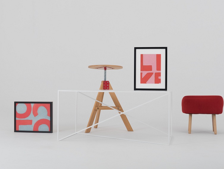 Stół Kawowy Memo Metal 100x60 Biały