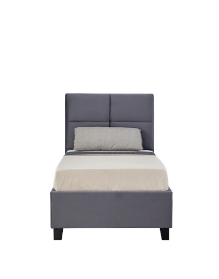 Łóżko Tapicerowane LT2-FX 90x200 Szary