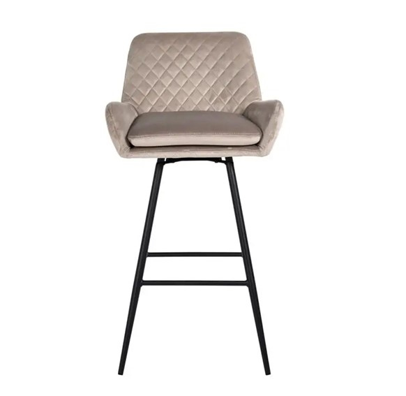 Krzesło Barowe LINSEY Obrotowe Khaki