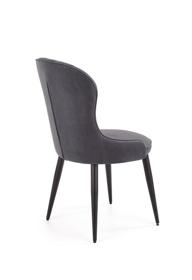 Krzesło K366 Czarny/Popiel