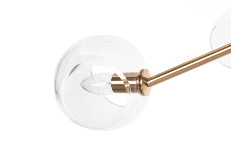 Lampa Wisząca AURA 6 Złoty