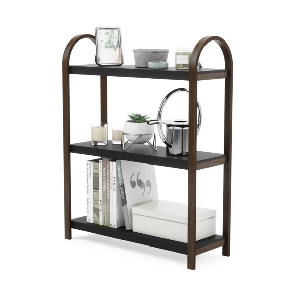 Półka Pięciopozimowa BELLWOOD Czarny Orzech