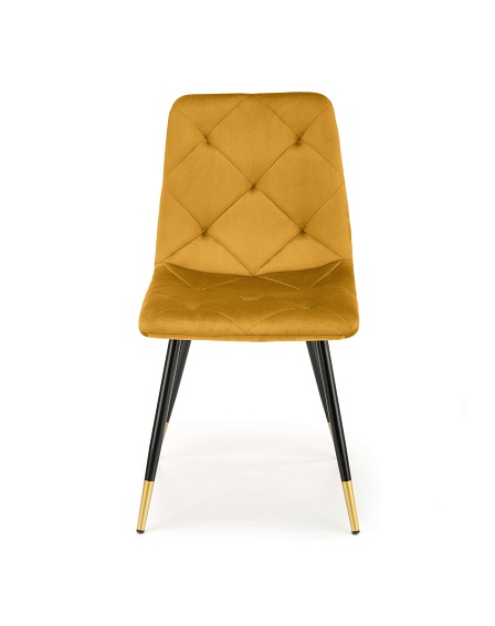 Krzesło K438 Musztardowy