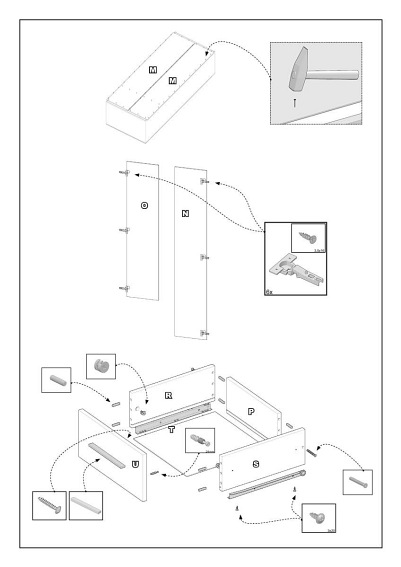Szafa LIMA S-2 Biały