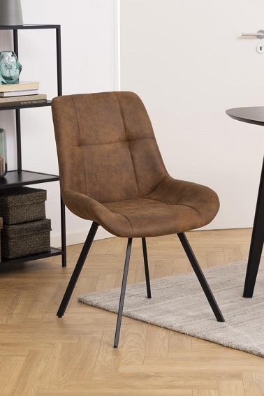 Krzesło WAYLOR Brązowy