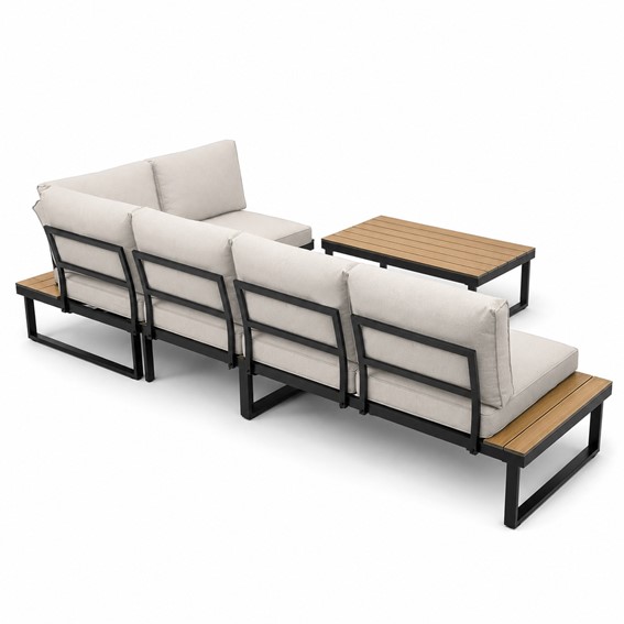 Zestaw Ogrodowy SORRENTO Pro 5-Osobowy Taupe