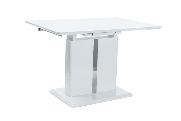 Stół Rozkładany DALLAS (110-150)X75 Biały Lakier
