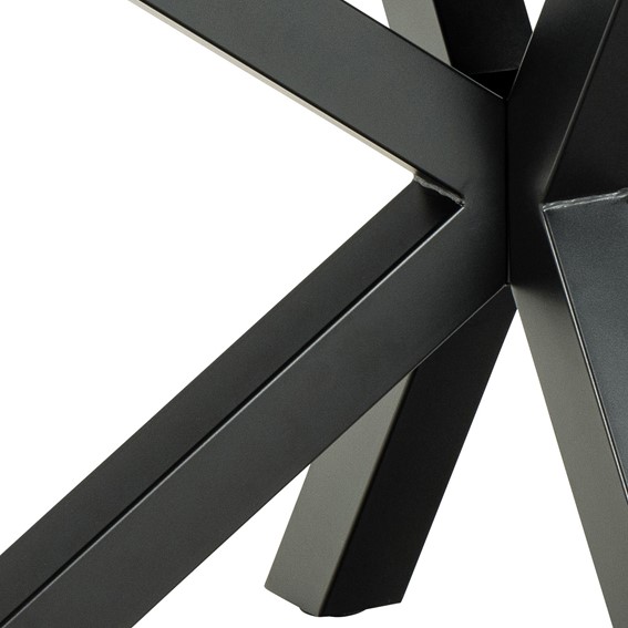 Stół HEAVEN 200x100cm Szary/Czarny