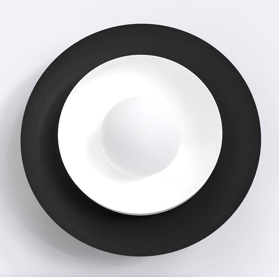 Kinkiet POPPI K1 Czarny/Biały