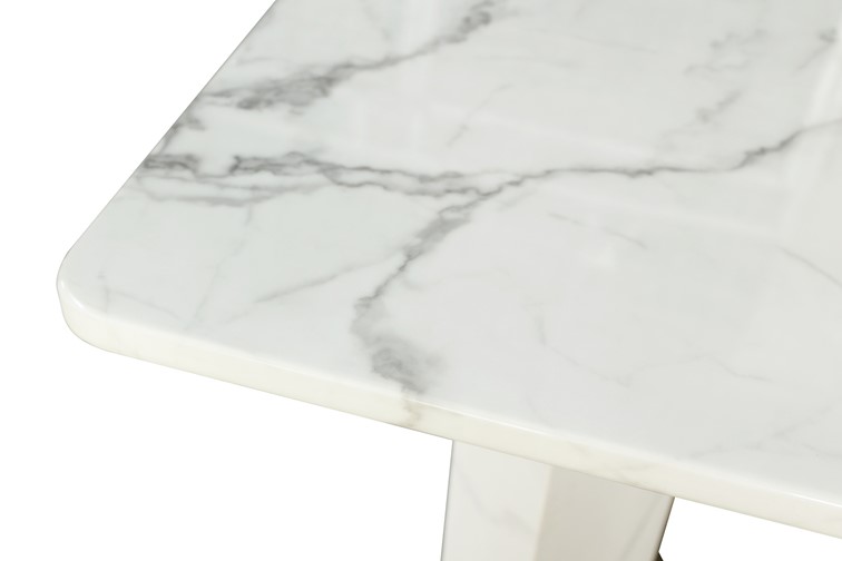 Stół MODIG M41 180x90 Biały/Złoty