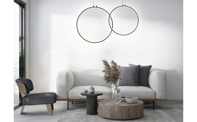 Lampa Wisząca CIRCULO 80 Czarny