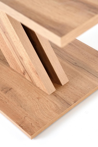 Stół Rozkładany XARELTO (130-175)x85 Dąb Wotan/Czarny