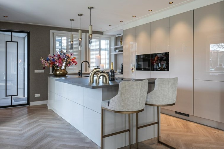 Krzesło Barowe BOLTON 76 Beżowe