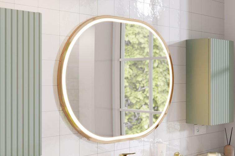 Lustro APOLLO Złoty