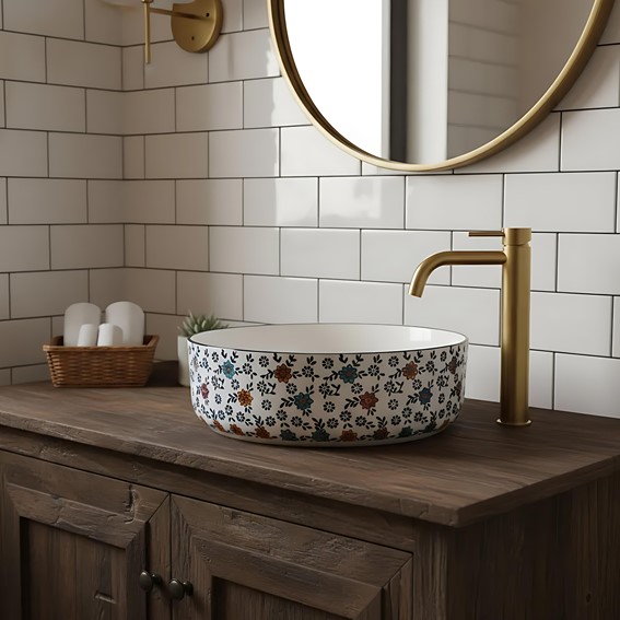 Umywalka Nablatowa STEFANIA Wielokolorowy