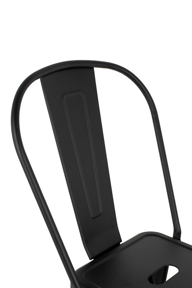 Krzesło Barowe TOWER BIG BACK 76 Czarny