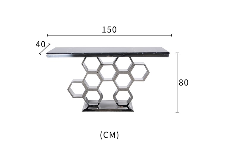 Konsola MODIG M19S Czarny/Chromowany