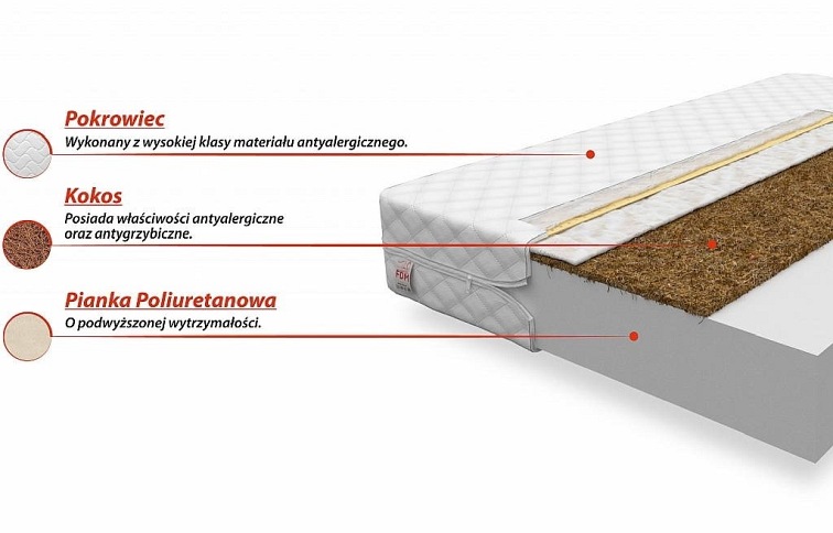 Materac BABY COCO 60x120