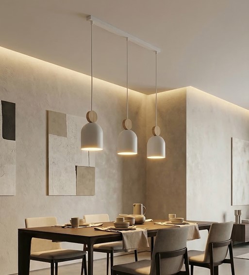 Lampa Wisząca MESI 3 Biały