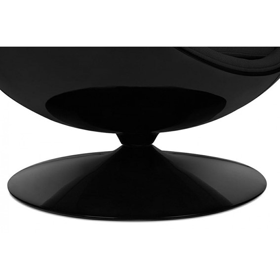 Fotel OVALIA BLACK Czarny