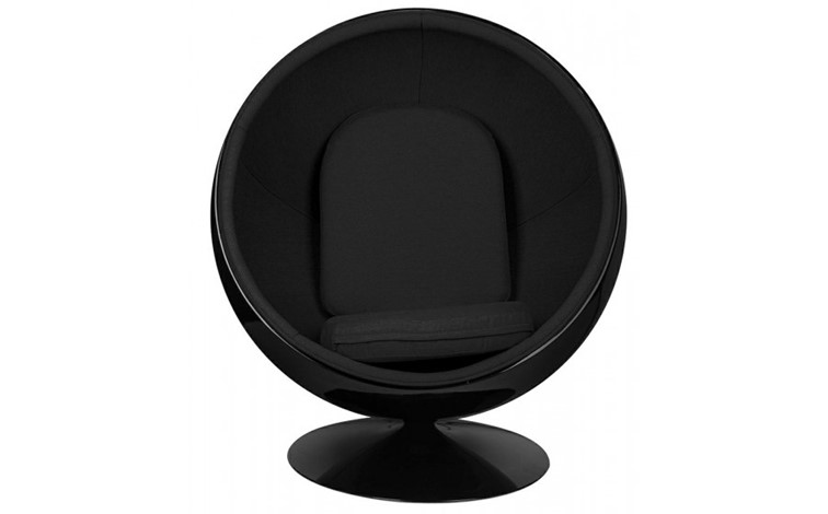 Fotel BALL BLACK Czarny
