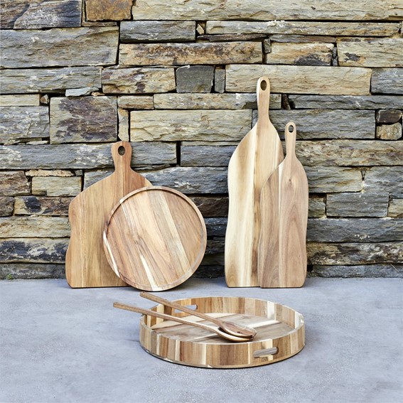 Deska do Krojenia Drewniana 64 cm