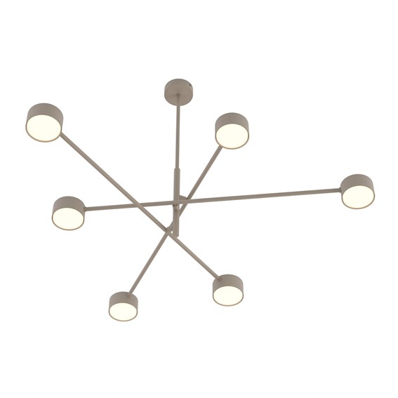 Lampa Sufitowa NATSU 6 Beżowy