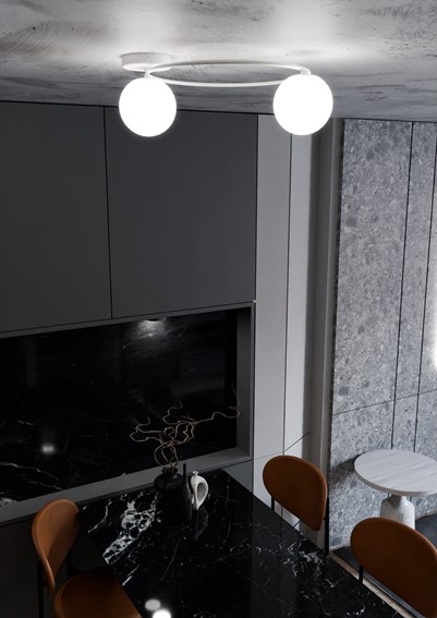 Lampa Sufitowa SOPRA 2 Biały/Opal