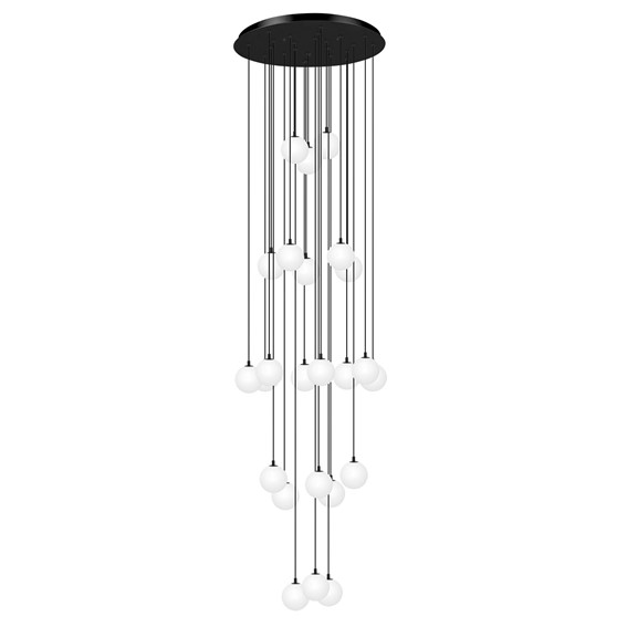 Lampa Wisząca ASPEN KP-33 Biały/Czarny