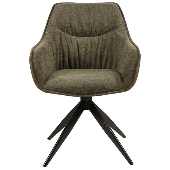 Krzesło SEMPRE Brego/Buffalo Czarny/Oliwka 77/10