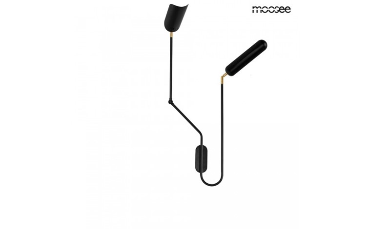 Lampa Ścienna TENTA Czarny