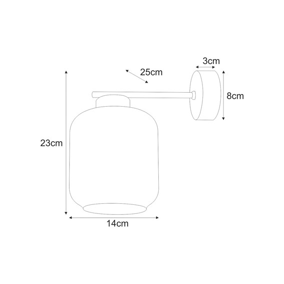 Kinkiet PIEGA K-5518 Czarny/Grafitowy/Srebrny