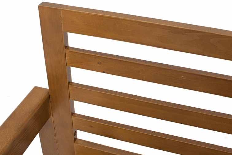 Sofa Ogrodowa MALTA 3-Osobowa Brązowy/Szary