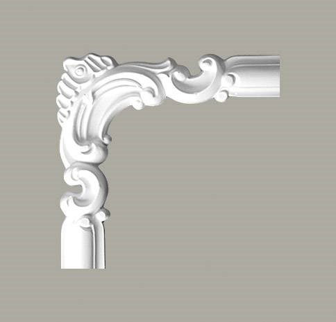 Narożnik Naścienny Gładki LNG-09-1 21 cm Biały