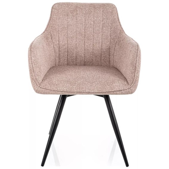 Krzesło BALLO LEO Beż/Czarny Mat