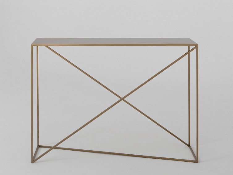 Konsola MEMO Metal 100x30 Złoty