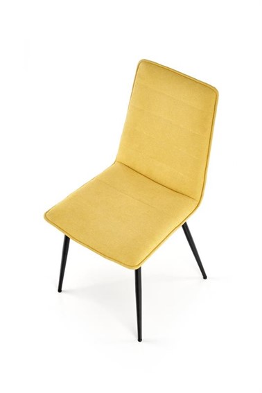 Krzesło K493 Czarny/Musztardowy