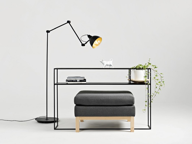 Lampa Podłogowa Coben Floor  Czarny