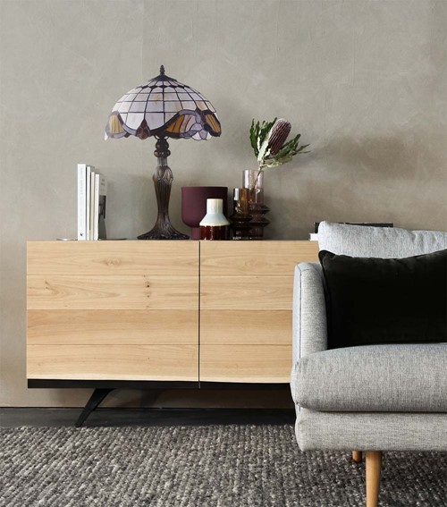 Lampa Stołowa WITRAŻ K-G161122 Wielokolorowy