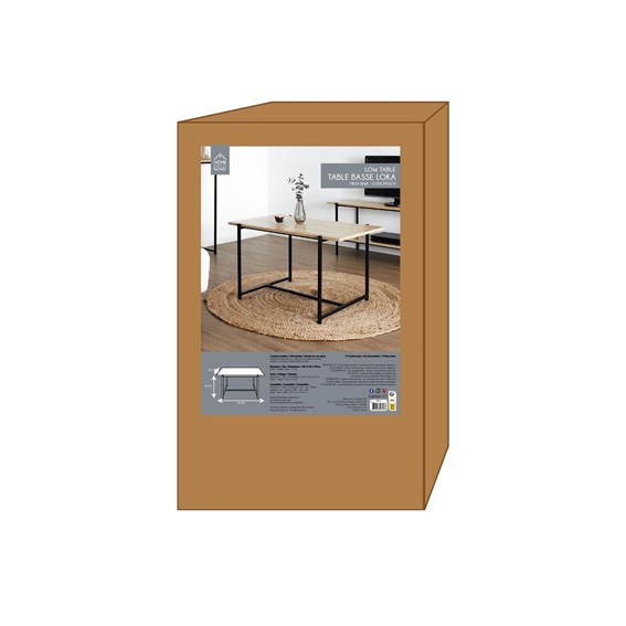 Stolik Kawowy LOKA Naturalny