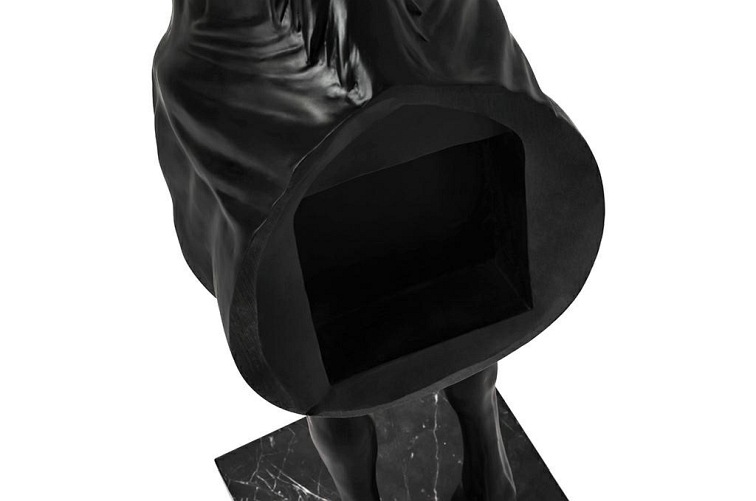 Lampa podłogowa KOŃ HORSE STAND S Czarny