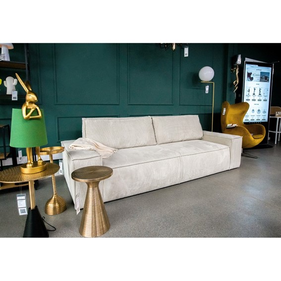 Sofa PILLOW z Funkcją Spania 255cm Beżowy