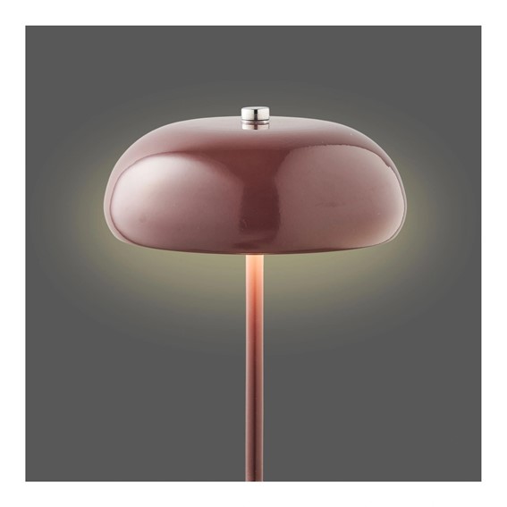 Lampka Nocna MARGATE Bordowy