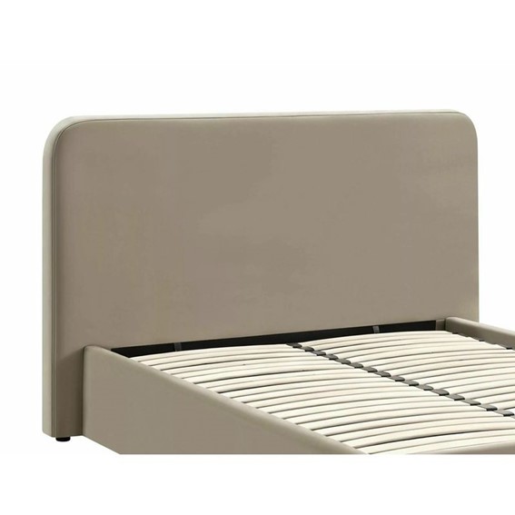 Łóżko LUMIA Velvet 160x200cm Ciemny Beżowy