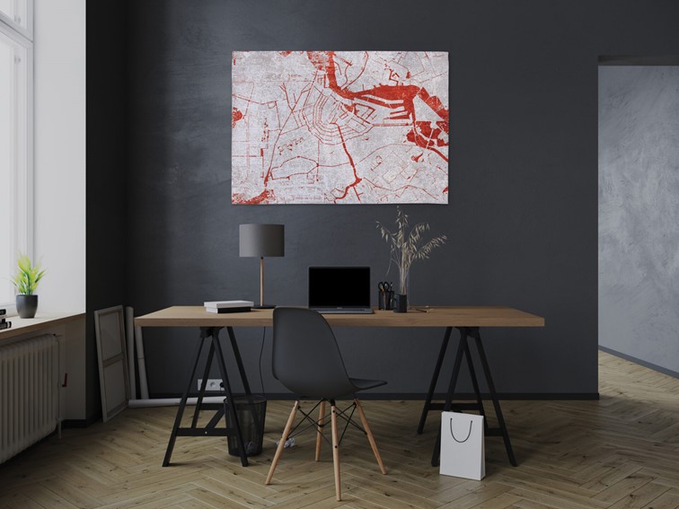 Dywan CITIES Amsterdam Orange Cut 9323 170x240 cm