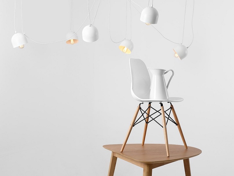 Lampa wisząca POPO 6 – biały
